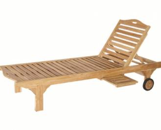 Teak Sunbed