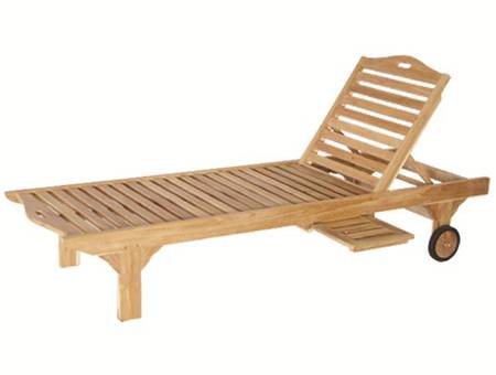 Teak Sunbed